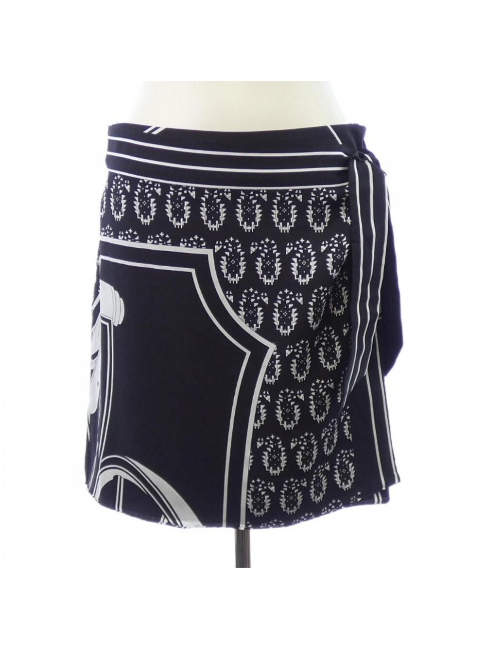 Hermes Twill Lane Skirt